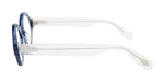 Navy Horn Crystal Side View