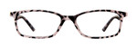 Gels Manhattan Reading Glasses in Pink and Black Front View Gels Manhattan Reading Glasses in Pink and Black Front View