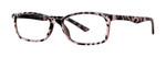 Gels Manhattan Reading Glasses in Pink and Black Angle View