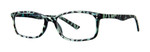 Gels Manhattan Reading Glasses in Mint Licorice Angle View