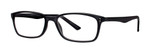 Gels Manhattan Reading Glasses in Matte Black Angle View Gels Manhattan Reading Glasses in Matte Black Angle View