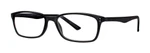 Gels Manhattan Reading Glasses in Matte Black Angle View