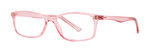 Gels Manhattan Reading Glasses in Blush Crystal Angle View Gels Manhattan Reading Glasses in Blush Crystal Angle View