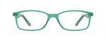 Gels Manhattan Reading Glasses in Matte Jungle Green Front View Gels Manhattan Reading Glasses in Matte Jungle Green Front View