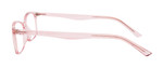 Gels Manhattan Reading Glasses in Blush Crystal Side View Gels Manhattan Reading Glasses in Blush Crystal Side View