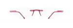 Gels Original Rimless Reading Glasses in Magenta Front View Gels Original Rimless Reading Glasses in Magenta Front View