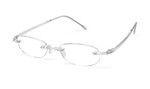 Gels Original Rimless Reading Glasses in Crystal Main View
