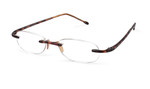 Gels Original Rimless Reading Glasses in Tortoise Main View