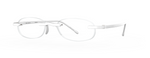 Gels Original Rimless Reading Glasses in White Angle View