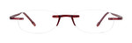 Gels Original Rimless Reading Glasses in Berry Fizz Front View