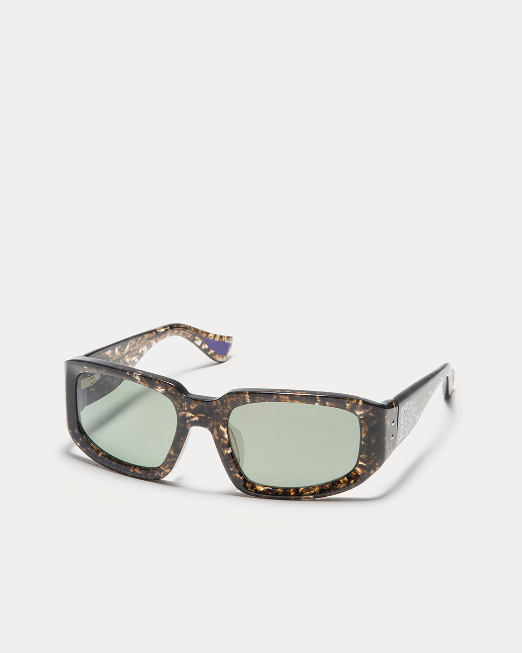 Article One x Cesar Villalba Camo w/Polarized Green Lens Angled