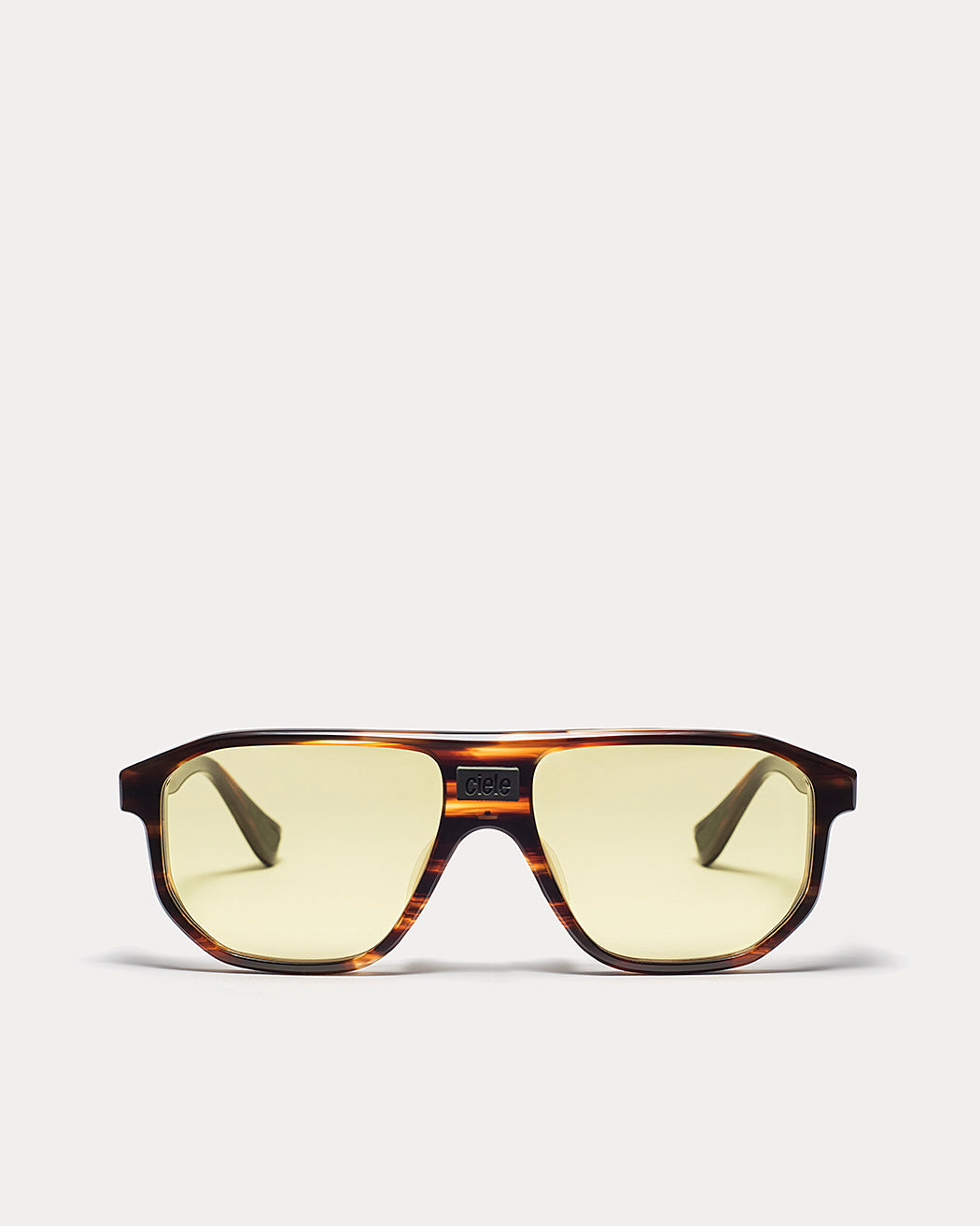 Article One GTGlass 2.0 HAVANA w/POLARIZED LIGHT YELLOW LENSES Front