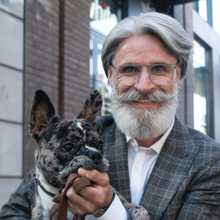 Federal Plaza Lifestyle Brushed Silver Dog