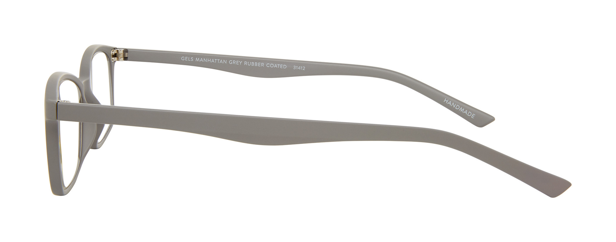 Grey Rubber Coated Side View