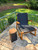 Darien Rocking Chair Teak Black Nylon