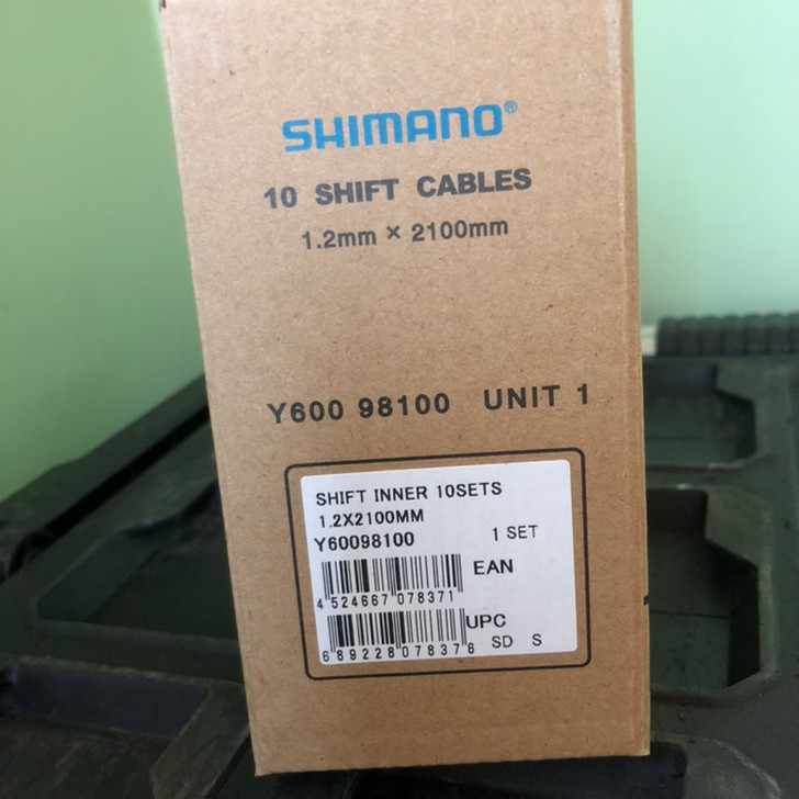 Shimano Shift Cable 1.2mm diameter 1.2mm long Suits Road or MTB cycles Steel with corrosion resistant coating Works with SP41 SP51 SIS-SP Genuine Shimano Cable comes with genuine Shimano end cap - FREE UK POSTAGE
