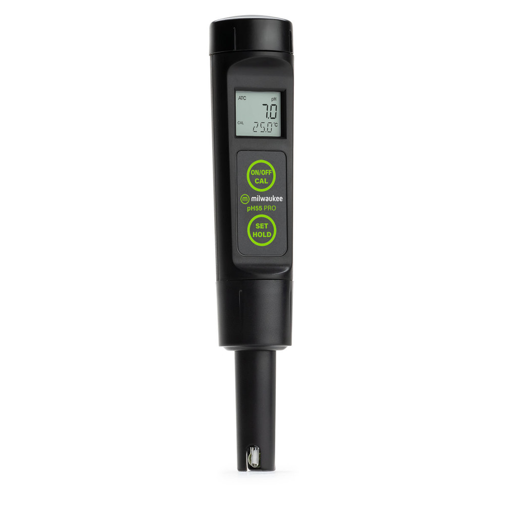 ミルミル Milwaukee PH55 PRO Waterproof 2-in-1 pH Tester with Thermometer
