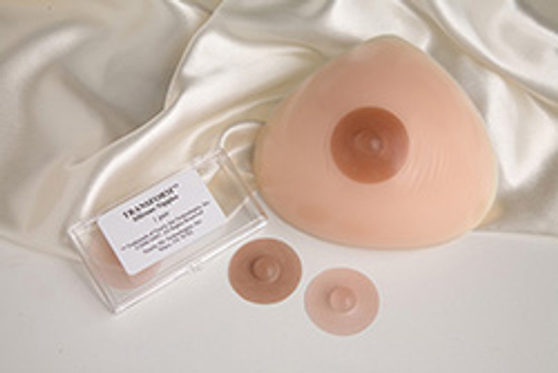 Transform Super Perk silicone prosthetic nipples, tan 1 ¾” diameter. Realistic, attachable, reusable. Ideal for transgender, gender affirming, crossdressers & cosplay Transform Super Perk silicone prosthetic nipples, tan 1 ¾” diameter. Realistic, attachable, reusable. Ideal for transgender, gender affirming, crossdressers & cosplay