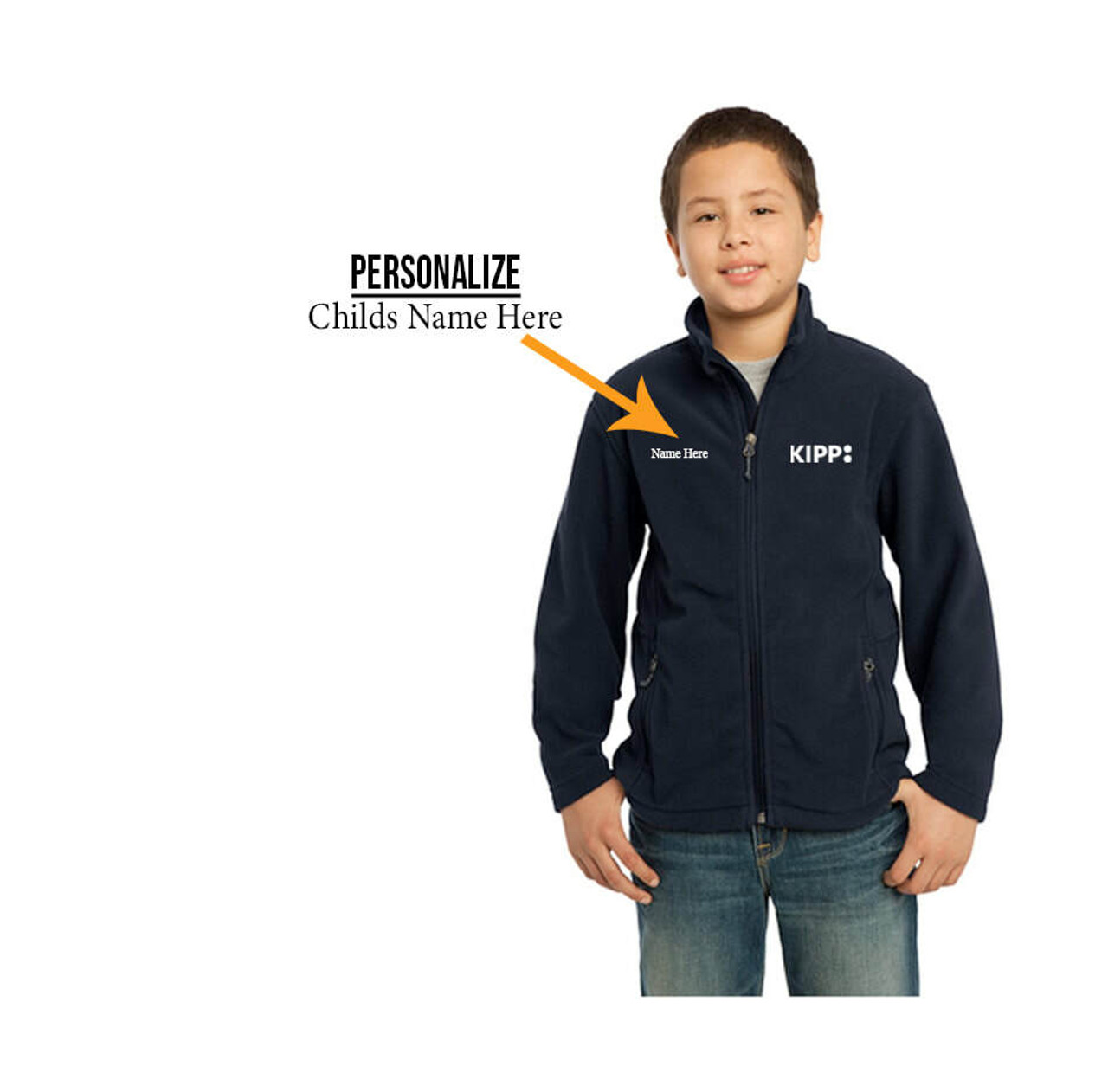 Personalized Kids Zip Up Jacket