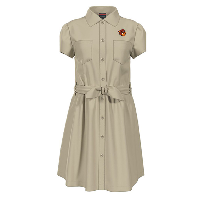 Khaki Dress with Logo (Becoming)