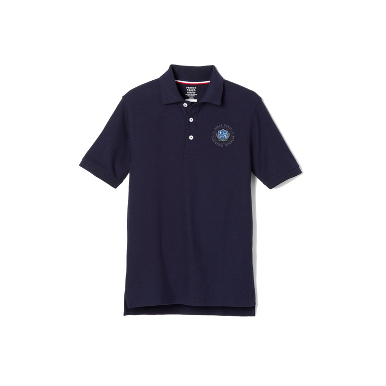 Pique Polo - Navy (Space Coast Christian Academy)