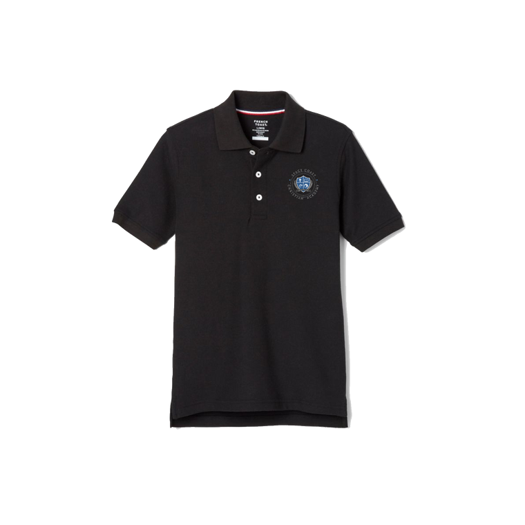 Pique Polo - Black (Space Coast Christian Academy)