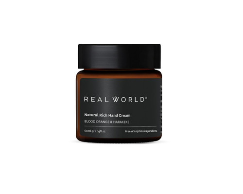 Real World Natural Hand Cream - Harakeke & Blood Orange