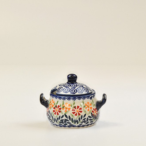 Heritage Ceramika Sugar Bowl - Spring Swirl