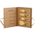 Santa Barbara Design Studio Cardboard Book Champagne Gold Cheese Knives Box Set