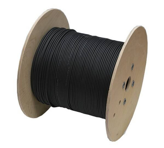 Solar kabel, 4 mm², zwart, per meter