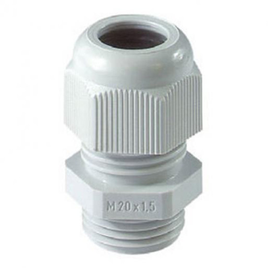 Dit is een foto van een wartel M20 IP68 lichtgrijs Polymide slagvast (Jacob)