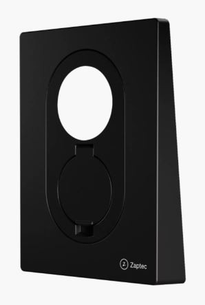 Zaptec Frontcover GO - Asphalt black