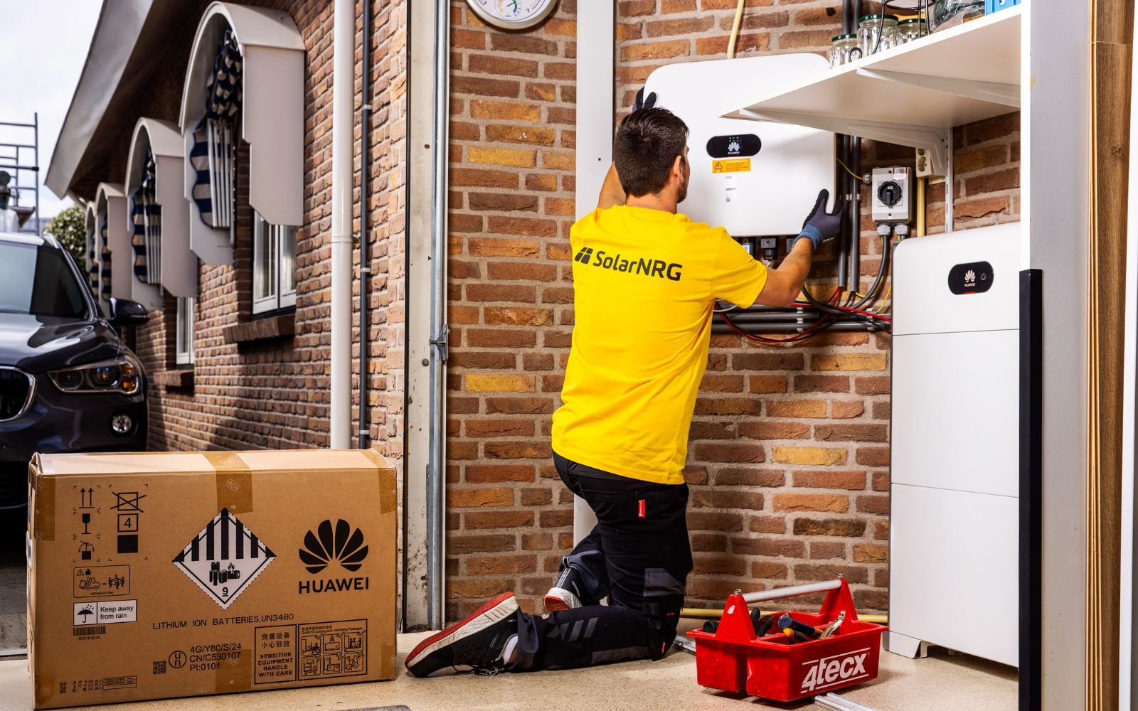 Huawei zonnepanelen en batterijen