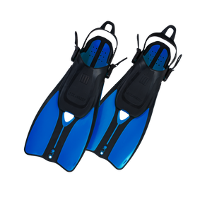 DUO II - Travel Ready Fins BLUE
