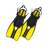 DUO II - Travel Ready Fins YELLOW