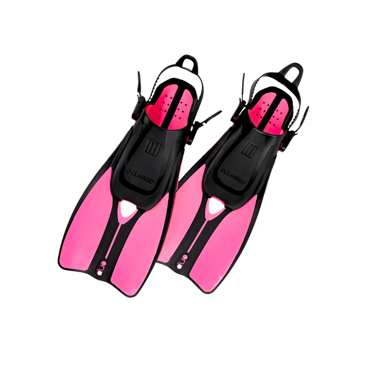 DUO II - Travel Ready Fins PINK