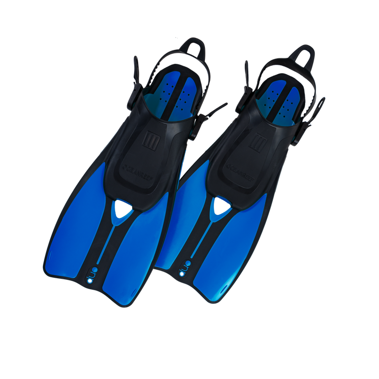DUO II - Travel Ready Fins BLUE