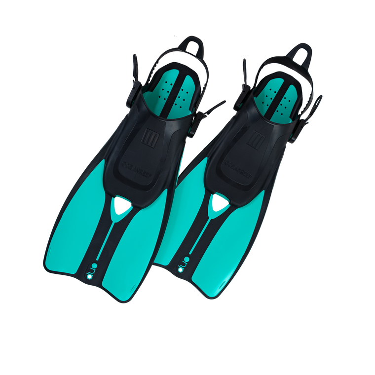 DUO II - Travel Ready Fins TEAL