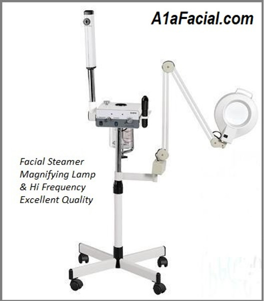 3 Function Facial Steamer, Magnifying Lamp and  Hi Frequency.  