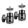 SmallRig 1/4" Camera Hot shoe Mount with Additional 1/4" Screw (2pcs Pack)