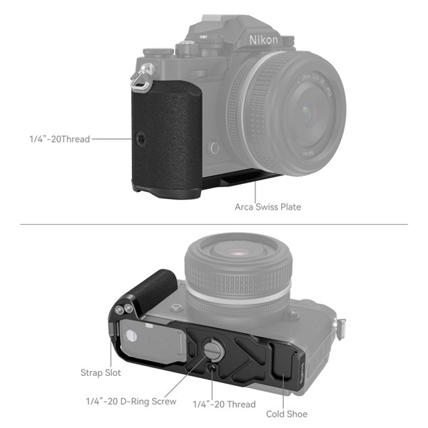 SmallRig L-Shape Grip for Nikon Z fc (Black) - Broadway Camera
