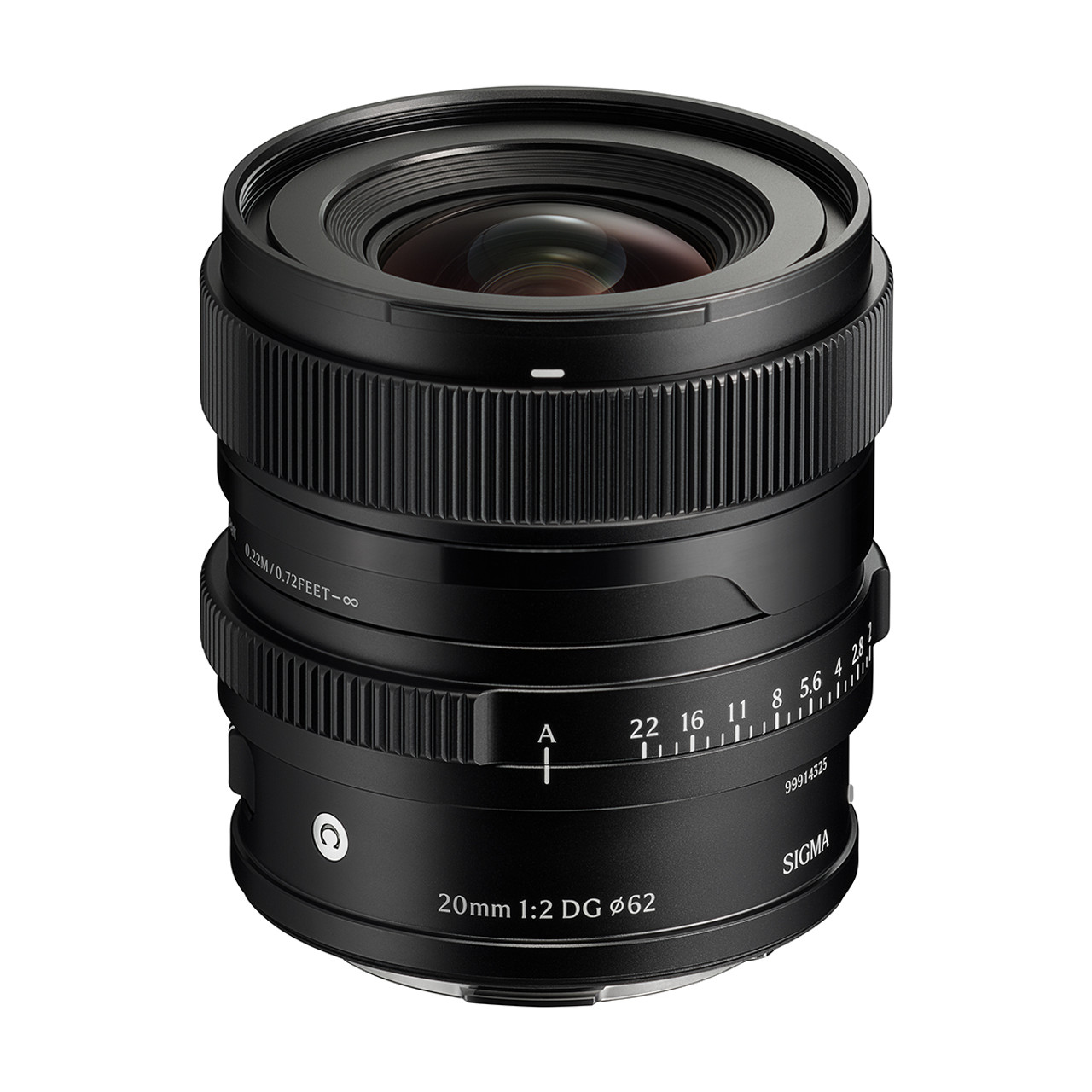 Sigma 20mm F2 DG Contemporary for L-Mount (Black)