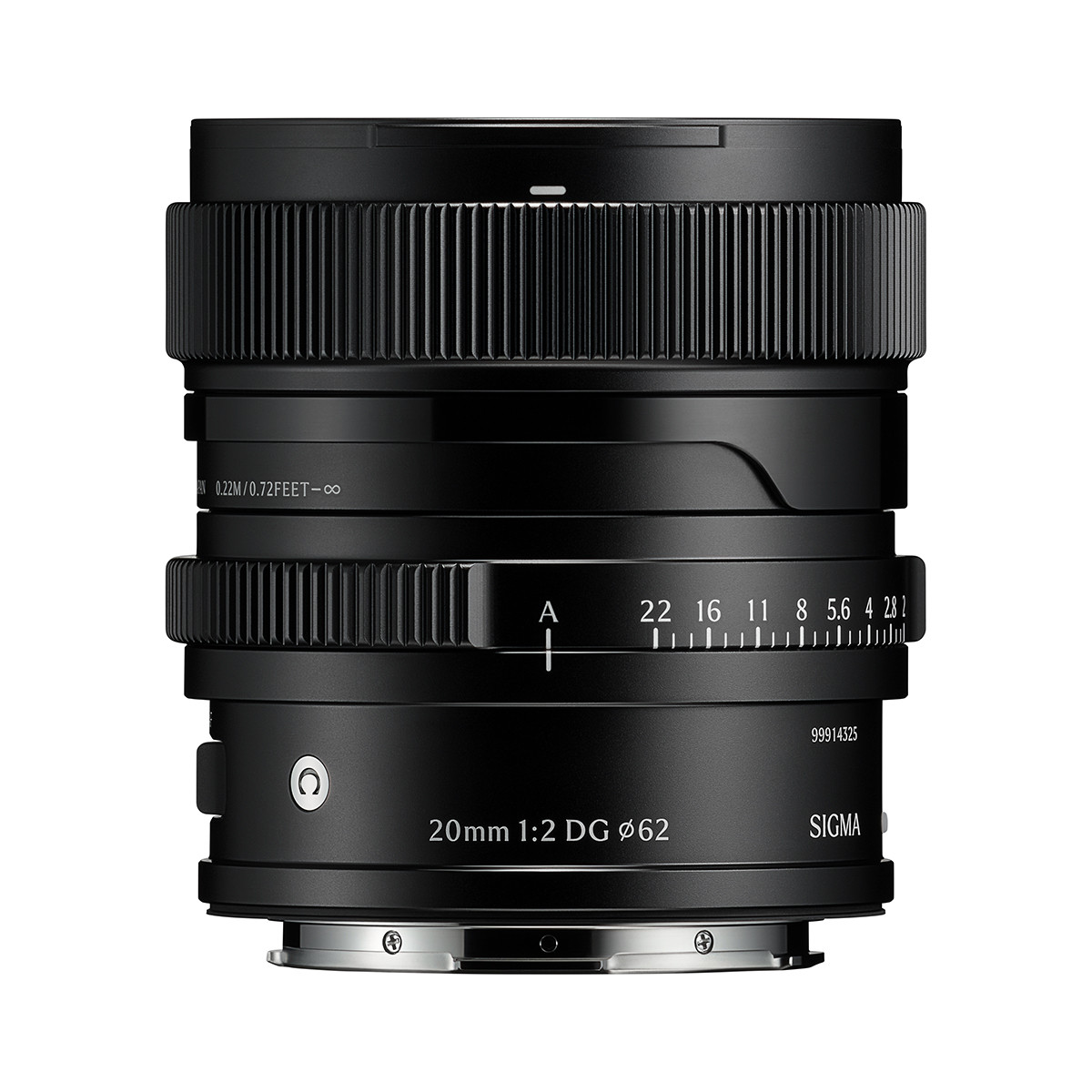 Sigma 20mm F2 DG Contemporary for L-Mount (Black)