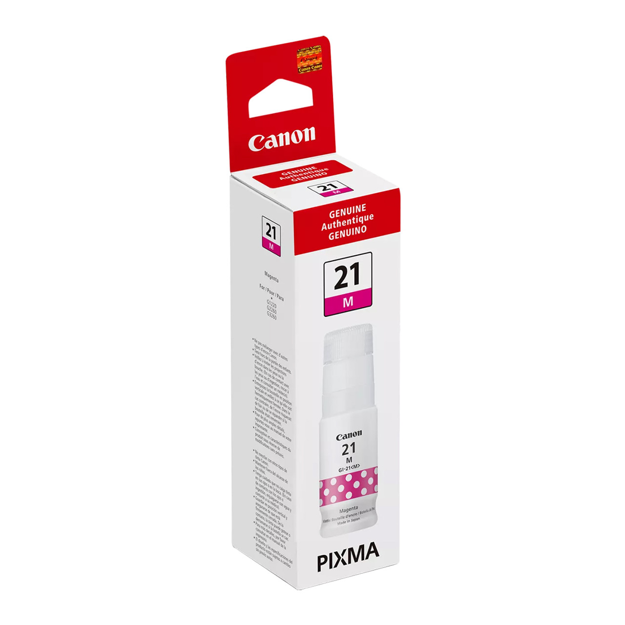 Canon GI-21 Magenta Ink Bottle (for G3270, G4270)