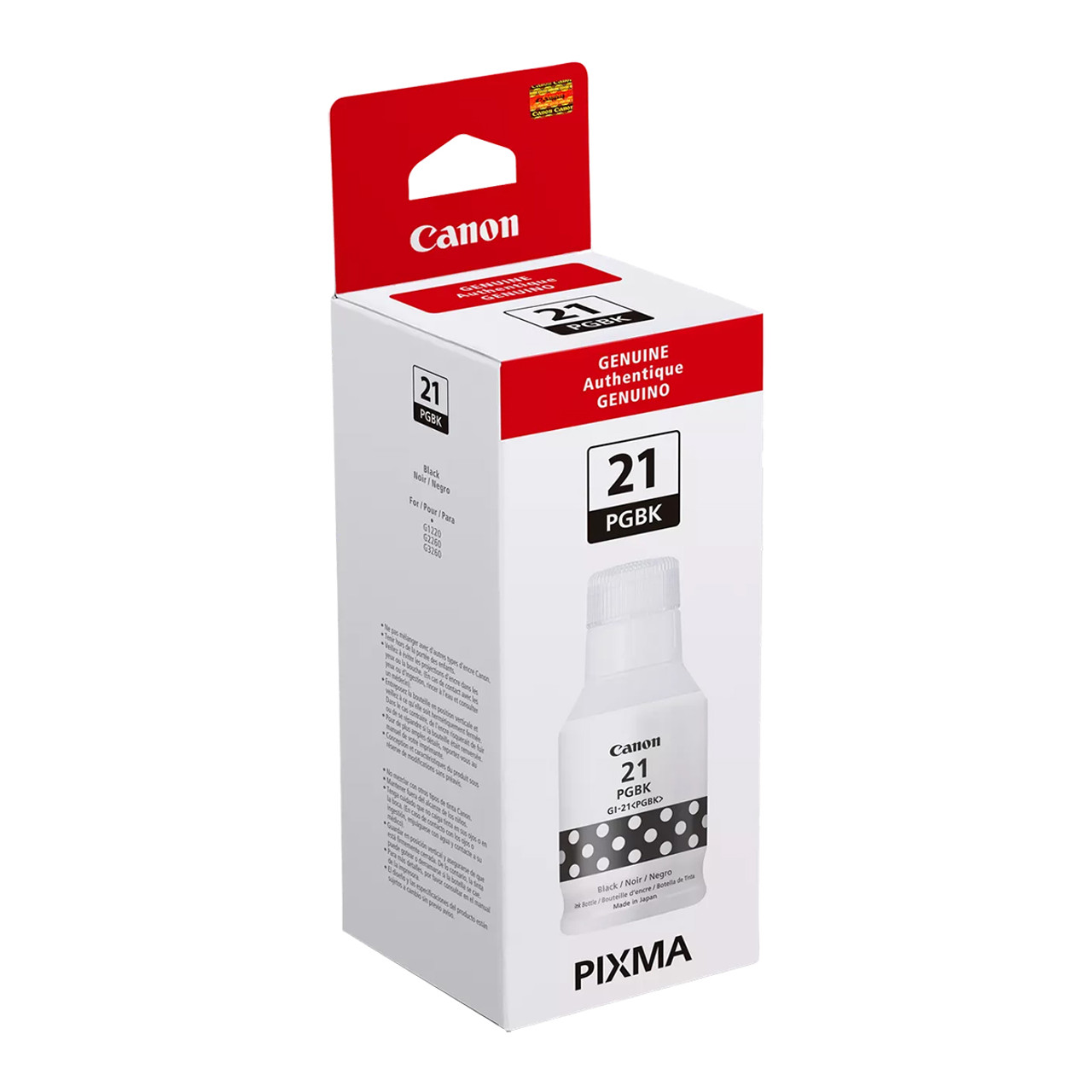 Canon GI-21 Pigment Black Ink Bottle (for G3270, G4270)