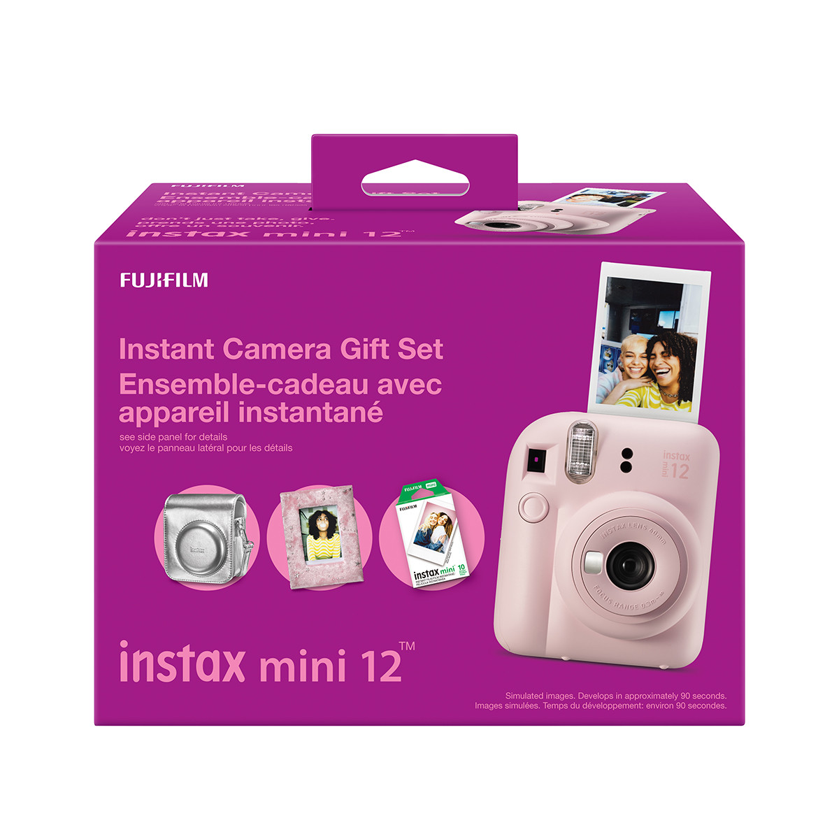 Fujifilm Instax Mini 12 Gift Set - Blossom Pink