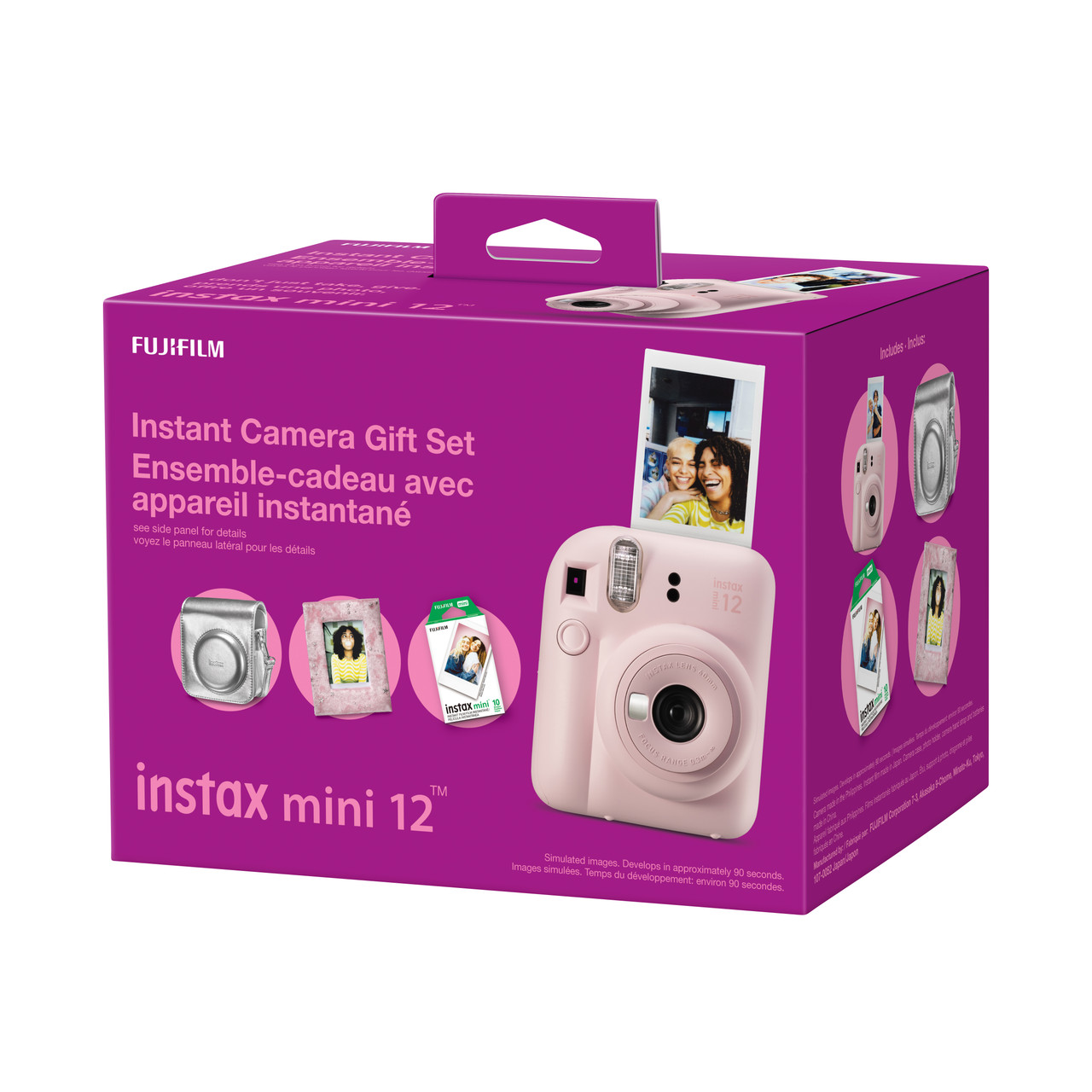 Fujifilm Instax Mini 12 Gift Set - Blossom Pink