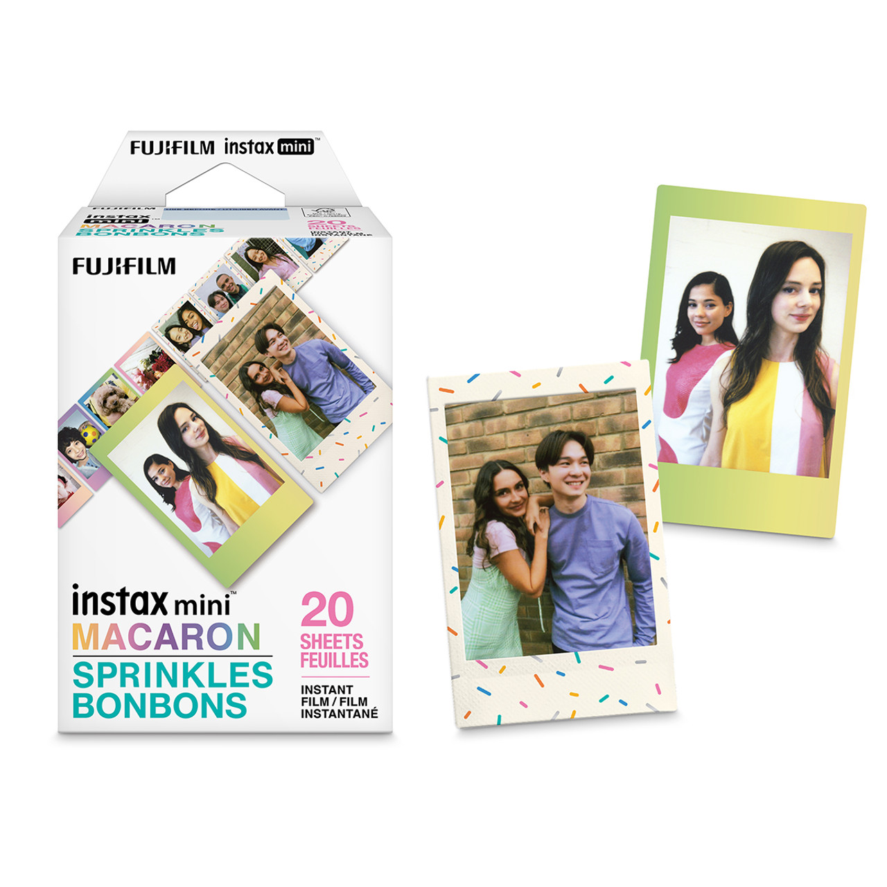 Fujifilm Instax Mini Film Macaron and Sprinkles - 20 Exposures