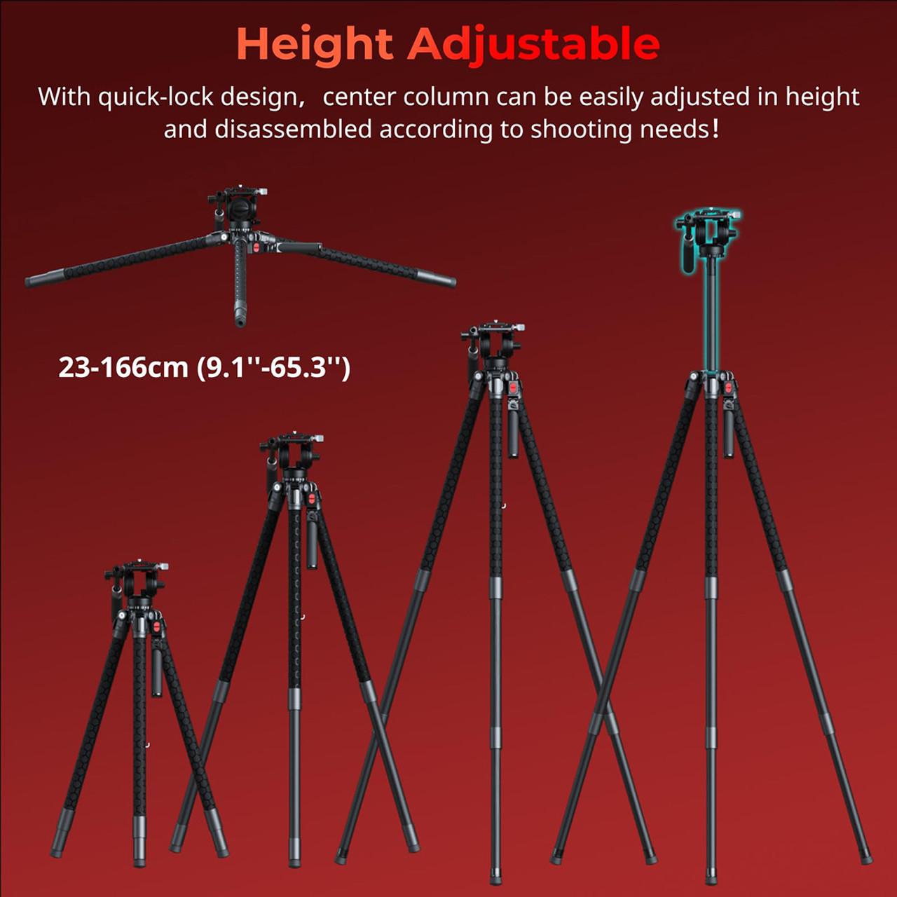 SmallRig x Potato Jet TRIBEX SE Hydraulic Tripod