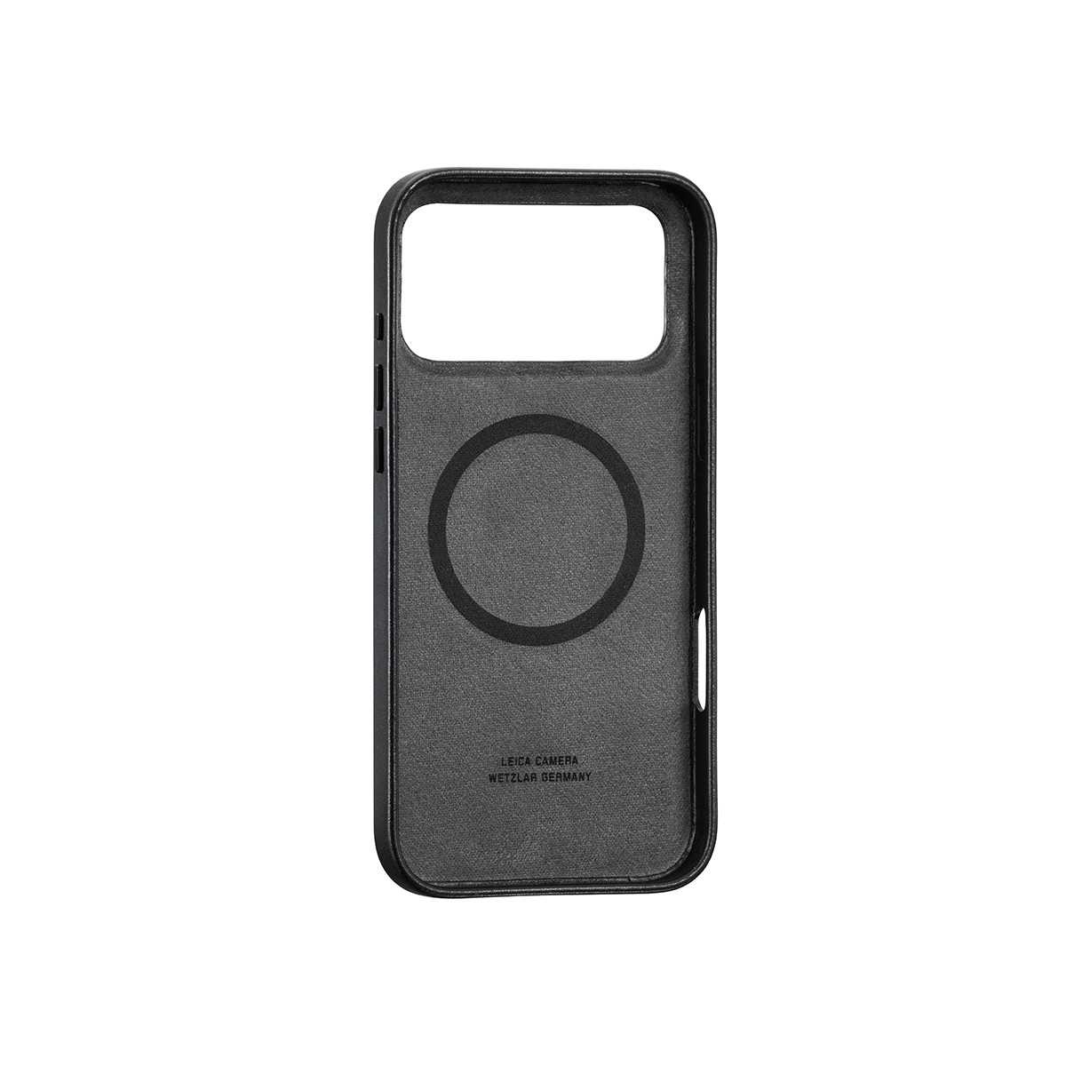 Leica iPhone 17 Pro Max Leather Case, Black